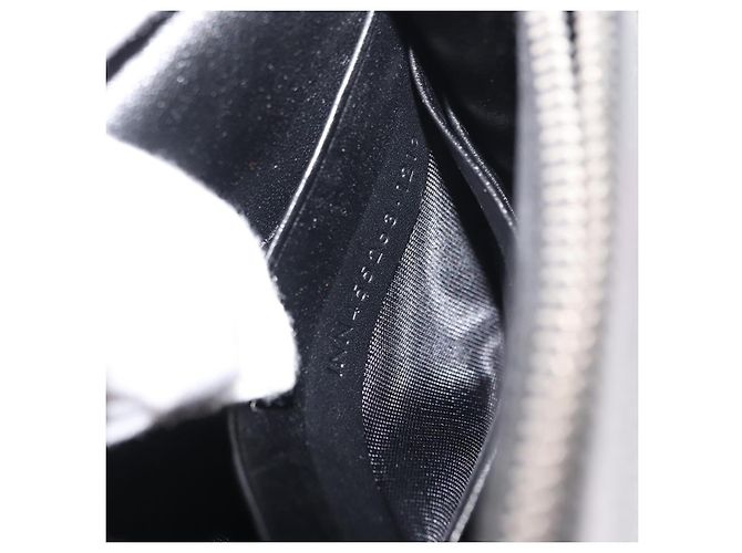 SAINT LAURENT Borsa a Spalla Kate con Frange in Pelle Nera Argento Autentica bs30026 Nero - vista 25