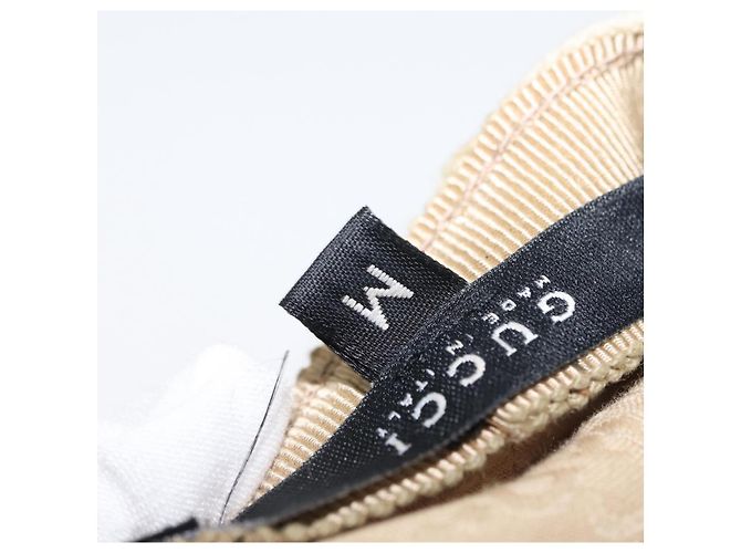 Cappello da Caccia GUCCI Camoscio M Beige Auth hk3163 - vista 13