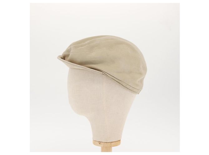 Cappello da Caccia GUCCI Camoscio M Beige Auth hk3163 - vista 4
