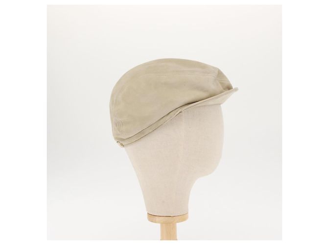 Cappello da Caccia GUCCI Camoscio M Beige Auth hk3163 - vista 5