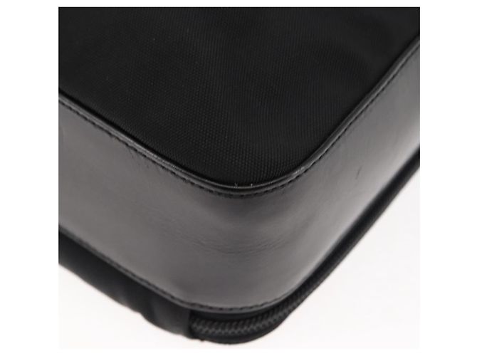 Borsa a Spalla GUCCI in Nylon e Pelle Nera Auth ep11070 Nero - vista 13