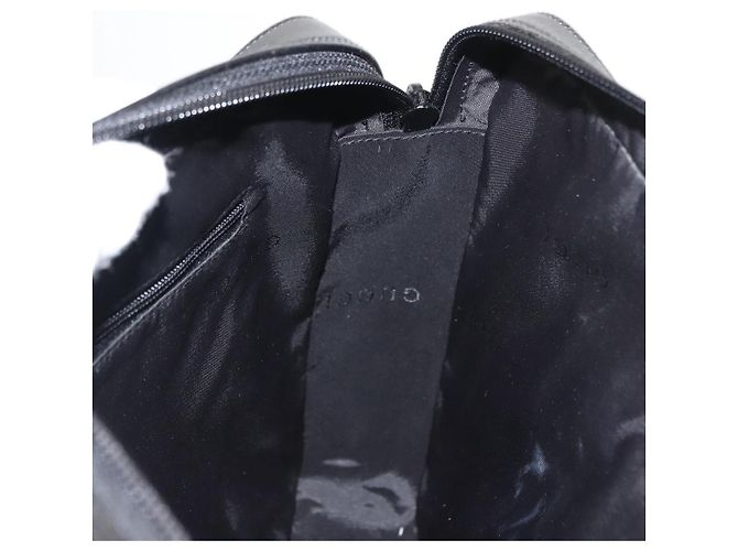 Borsa a Spalla GUCCI in Nylon e Pelle Nera Auth ep11070 Nero - vista 18