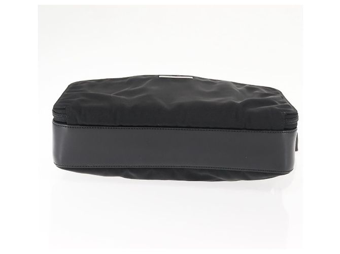 Borsa a Spalla GUCCI in Nylon e Pelle Nera Auth ep11070 Nero - vista 9