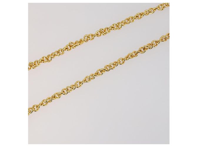 Saint Laurent Spilla Collana in metallo 2Set Oro Auth bs29380 - vista 5