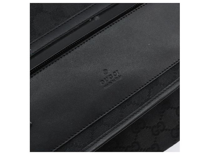 Borsa a Spalla GG Canvas Gucci Nera Argento 28562 Auth yk19546 Nero - vista 15