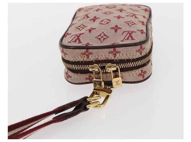 LOUIS VUITTON Pochette Digitale Mini Usu Monogramma Rossa M60001 LV Auth bs31267 Rosso - vista 6