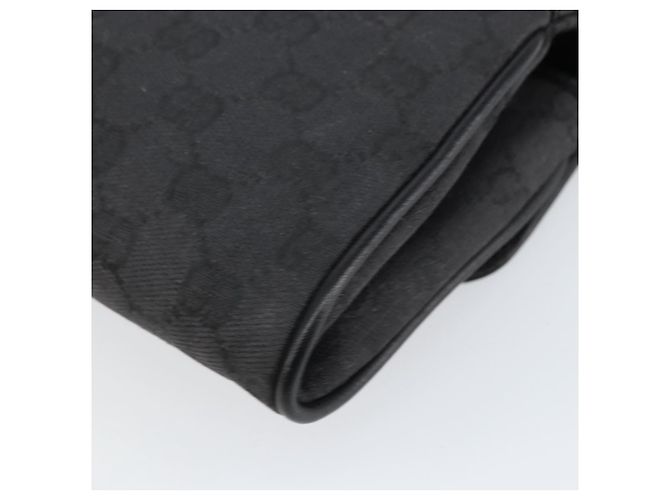 Borsa a Spalla GG Canvas Gucci Nera Oro Auth ep11997 Nero D'oro - vista 10