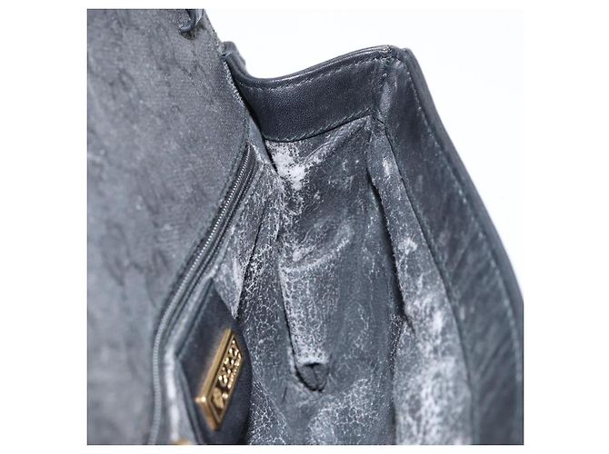 Borsa a Spalla GG Canvas Gucci Nera Oro Auth ep11997 Nero D'oro - vista 16