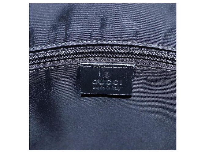 Gucci Borsa a mano GG Supreme in PVC nera 322072 Auth ep12169 Nero - vista 15
