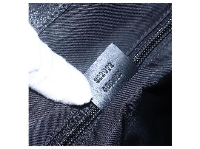 Gucci Borsa a mano GG Supreme in PVC nera 322072 Auth ep12169 Nero - vista 21