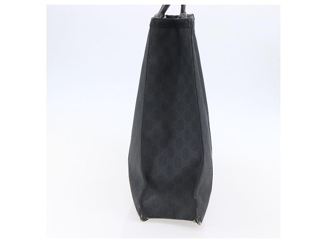 Gucci Borsa a mano GG Supreme in PVC nera 322072 Auth ep12169 Nero - vista 4