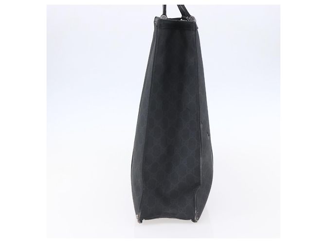Gucci Borsa a mano GG Supreme in PVC nera 322072 Auth ep12169 Nero - vista 5