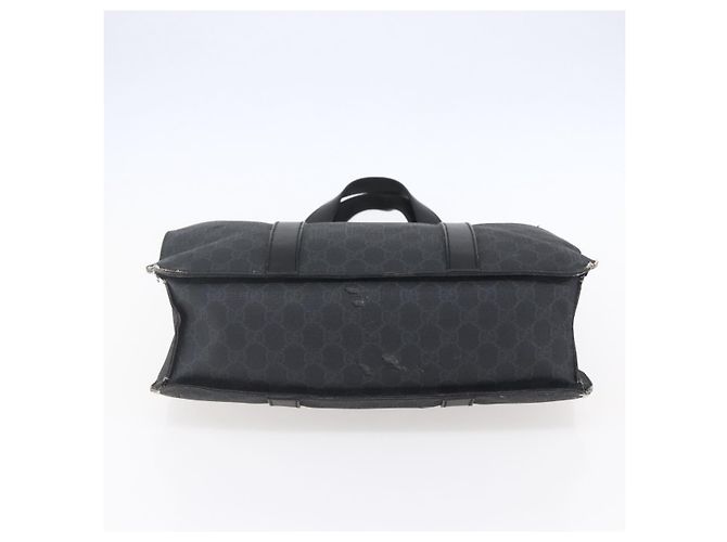 Gucci Borsa a mano GG Supreme in PVC nera 322072 Auth ep12169 Nero - vista 9