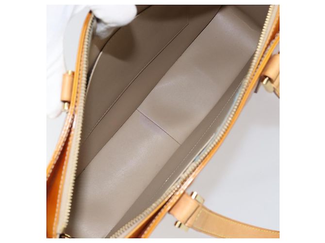 LOUIS VUITTON Borsa Tote Columbus Monogram Vernis Beige M91023 LV Auth th6462 - vista 17