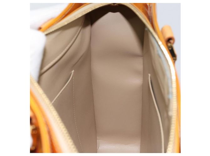 LOUIS VUITTON Borsa Tote Columbus Monogram Vernis Beige M91023 LV Auth th6462 - vista 18