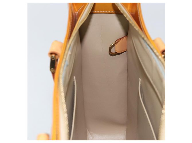 LOUIS VUITTON Borsa Tote Columbus Monogram Vernis Beige M91023 LV Auth th6462 - vista 19