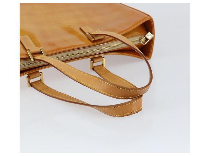 LOUIS VUITTON Borsa Tote Columbus Monogram Vernis Beige M91023 LV Auth th6462 - vista 7