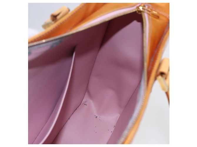 LOUIS VUITTON Borsa Columbus Monogram Vernis Rosa Marshmallow M91032 Auth ep11832 - vista 17