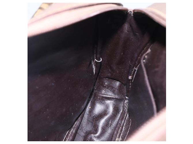 Fendi Bolso de hombro de lona Zucchino beige Auth th6516 - vista 18