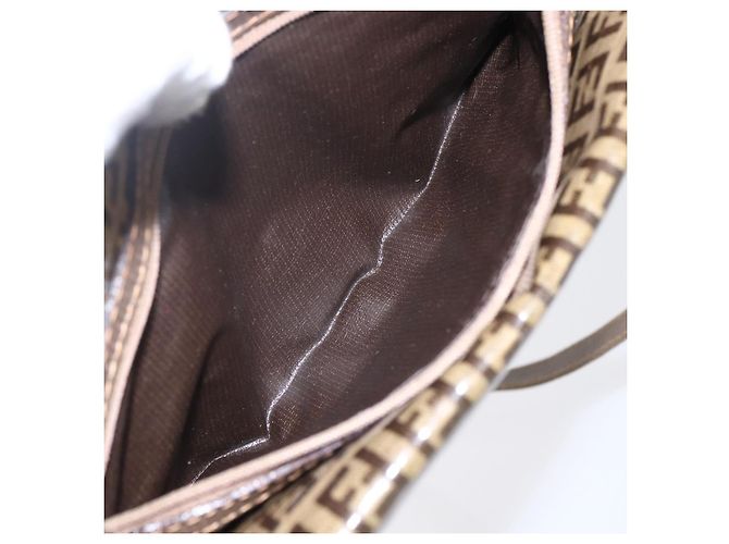 Fendi Bolso de hombro de lona Zucchino beige Auth th6516 - vista 20