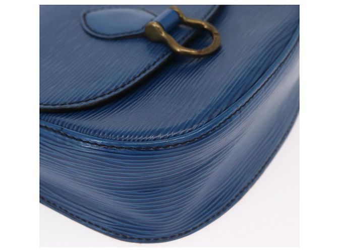 LOUIS VUITTON Borsa a Spalla Epi Saint Cloud PM Blu M52195 LV Auth BA8480 - vista 10