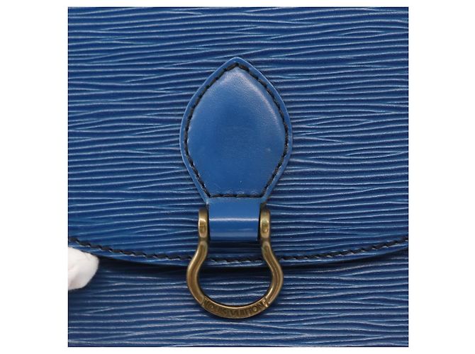 LOUIS VUITTON Borsa a Spalla Epi Saint Cloud PM Blu M52195 LV Auth BA8480 - vista 14