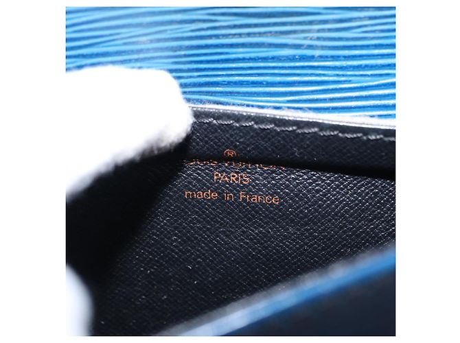 LOUIS VUITTON Borsa a Spalla Epi Saint Cloud PM Blu M52195 LV Auth BA8480 - vista 16