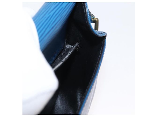 LOUIS VUITTON Borsa a Spalla Epi Saint Cloud PM Blu M52195 LV Auth BA8480 - vista 18