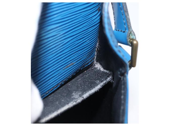 LOUIS VUITTON Borsa a Spalla Epi Saint Cloud PM Blu M52195 LV Auth BA8480 - vista 20