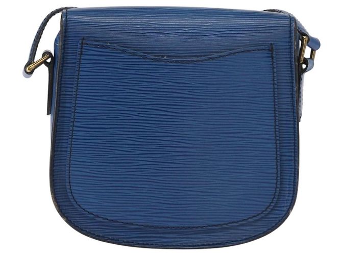 LOUIS VUITTON Borsa a Spalla Epi Saint Cloud PM Blu M52195 LV Auth BA8480 - vista 3