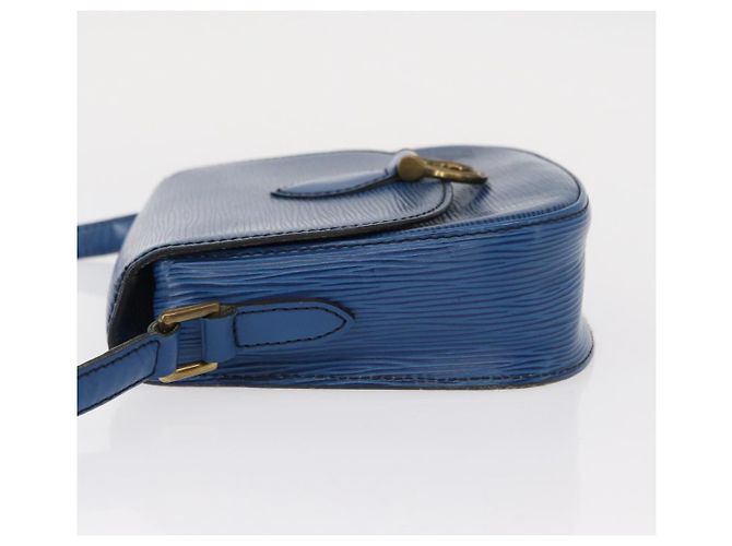 LOUIS VUITTON Borsa a Spalla Epi Saint Cloud PM Blu M52195 LV Auth BA8480 - vista 5
