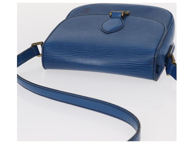 LOUIS VUITTON Borsa a Spalla Epi Saint Cloud PM Blu M52195 LV Auth BA8480 - vista 6