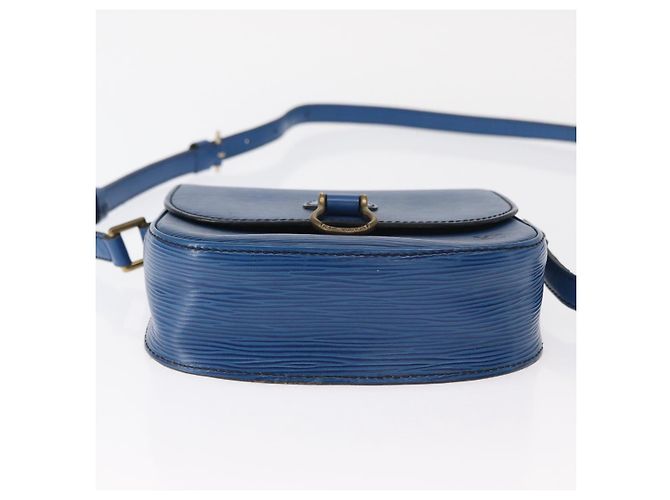 LOUIS VUITTON Borsa a Spalla Epi Saint Cloud PM Blu M52195 LV Auth BA8480 - vista 9