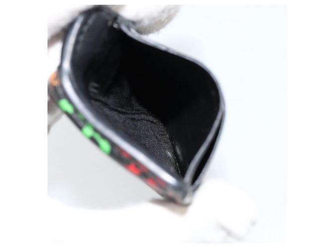GUCCI GG Psychedelic Card Case Black 601098 Auth 152252 - view 16