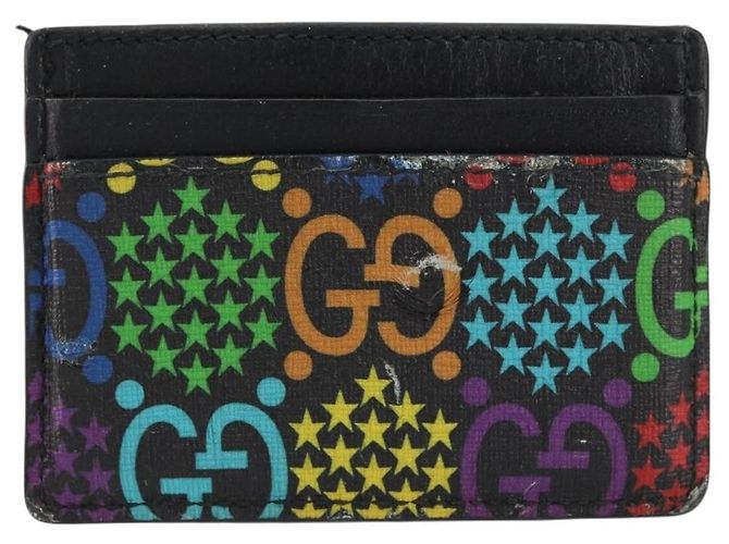GUCCI GG Psychedelic Card Case Black 601098 Auth 152252 - view 2