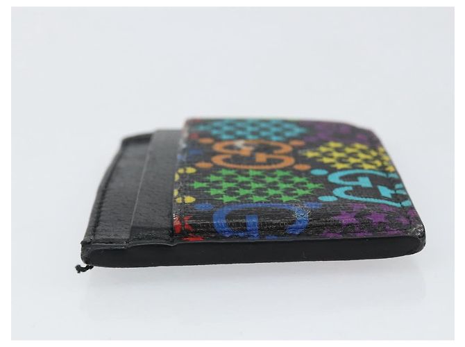GUCCI GG Psychedelic Card Case Black 601098 Auth 152252 - view 5