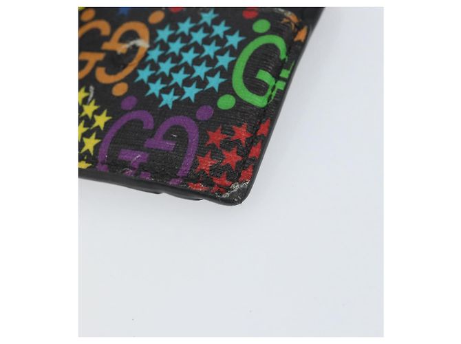 GUCCI GG Psychedelic Card Case Black 601098 Auth 152252 - view 8