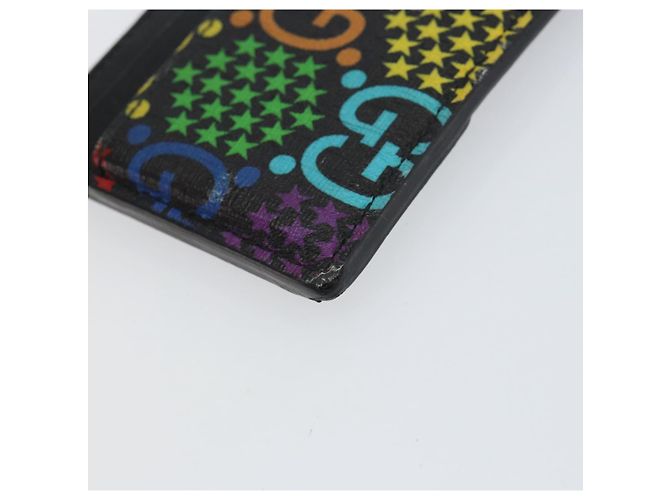 GUCCI GG Psychedelic Card Case Black 601098 Auth 152252 - view 9