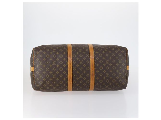 LOUIS VUITTON Monogram Keepall Bandouliere 55 Borsa Boston M41414 LV Auth yk19591 Monogramma - vista 11