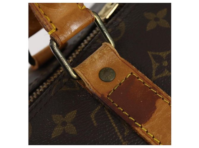 LOUIS VUITTON Monogram Keepall Bandouliere 55 Borsa Boston M41414 LV Auth yk19591 Monogramma - vista 16