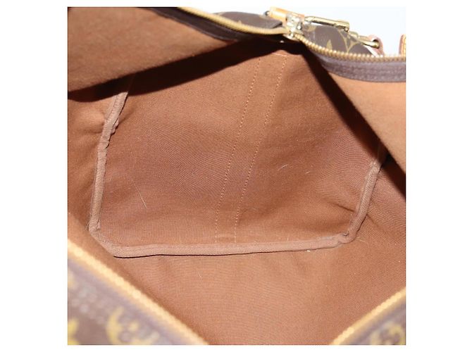 LOUIS VUITTON Monogram Keepall Bandouliere 55 Borsa Boston M41414 LV Auth yk19591 Monogramma - vista 21