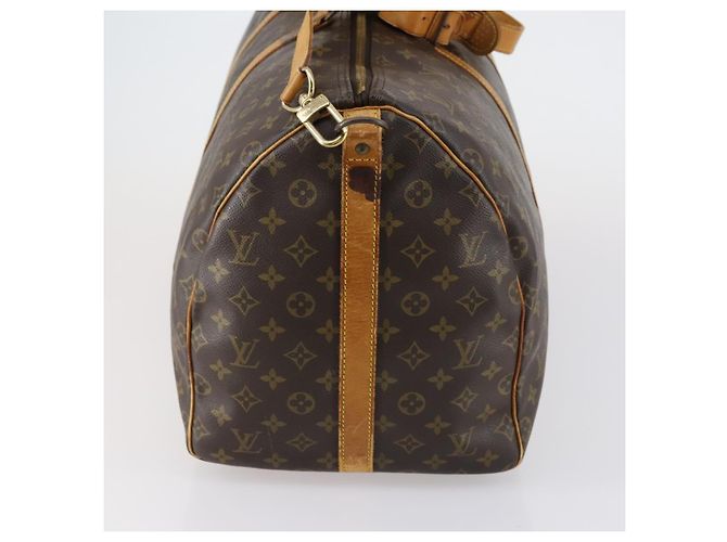 LOUIS VUITTON Monogram Keepall Bandouliere 55 Borsa Boston M41414 LV Auth yk19591 Monogramma - vista 5