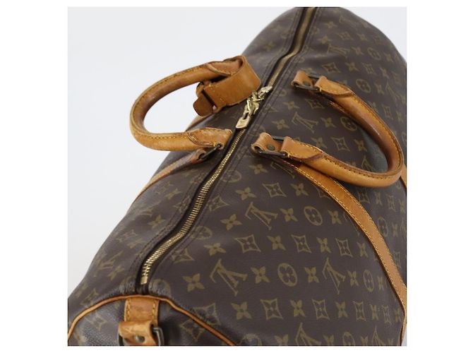 LOUIS VUITTON Monogram Keepall Bandouliere 55 Borsa Boston M41414 LV Auth yk19591 Monogramma - vista 6