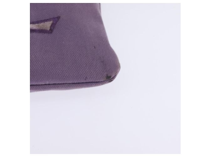 SAINT LAURENT Borsa a Spalla Kahala Canvas Viola Argento Auth gh889 Porpora - vista 11