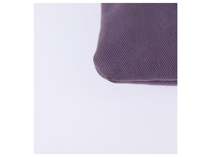 SAINT LAURENT Borsa a Spalla Kahala Canvas Viola Argento Auth gh889 Porpora - vista 12