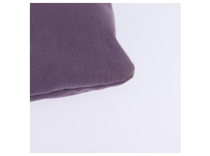 SAINT LAURENT Borsa a Spalla Kahala Canvas Viola Argento Auth gh889 Porpora - vista 13