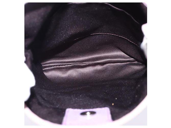 SAINT LAURENT Borsa a Spalla Kahala Canvas Viola Argento Auth gh889 Porpora - vista 14