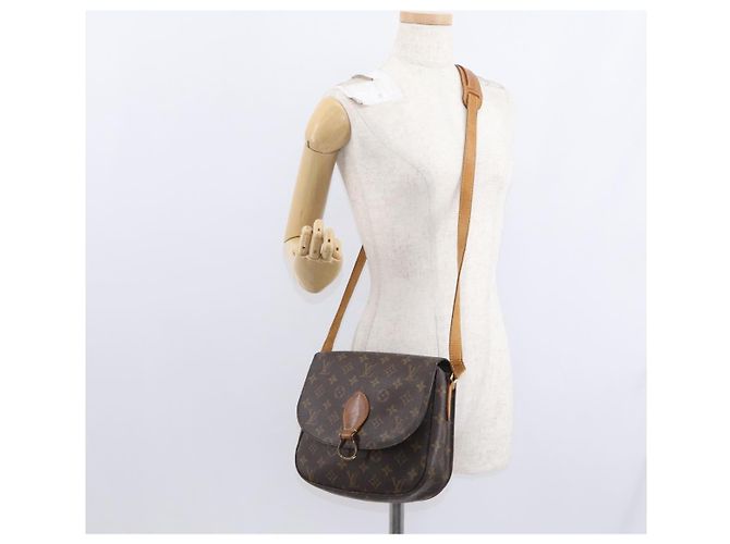 LOUIS VUITTON Borsa a Spalla Monogram Saint Cloud GM M51242 LV Auth BA8283 Monogramma - vista 26