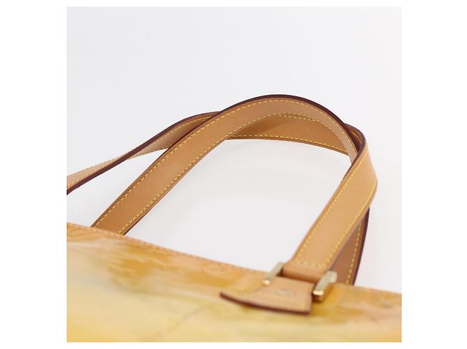 LOUIS VUITTON Borsa a mano Houston Monogram Vernis Grigio M91053 LV Auth BA8340 - vista 10