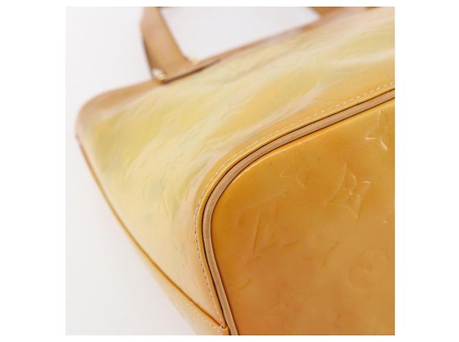 LOUIS VUITTON Borsa a mano Houston Monogram Vernis Grigio M91053 LV Auth BA8340 - vista 15